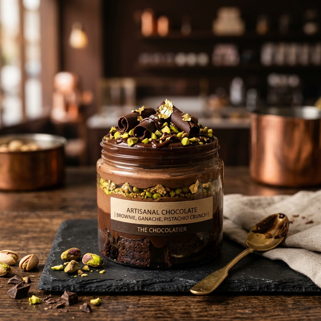 Alkama's Signature Chocolate Ganache Dessert Tub